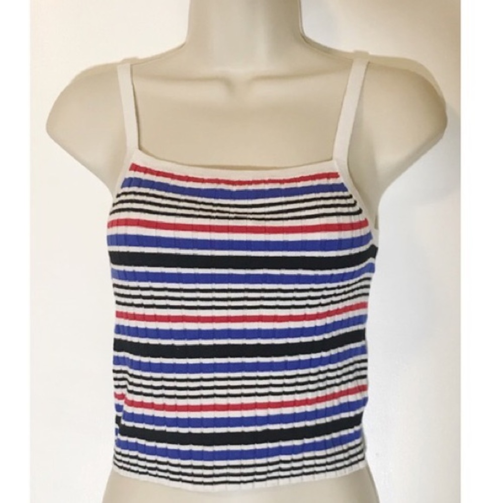 H&M Ribbed Striped Tank Top